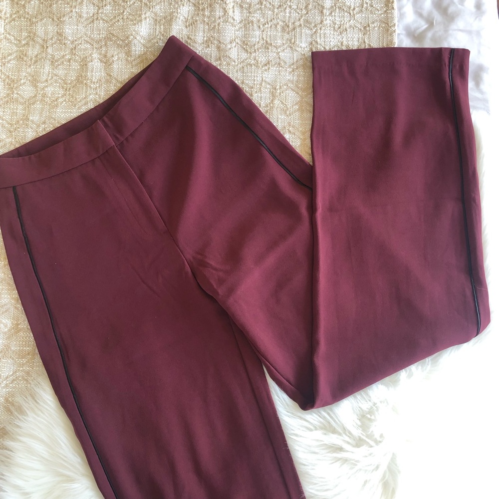 Forever21 work pants. Burgundy/Black